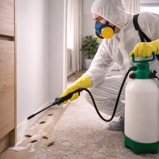 Apartment pest control (includes utensil removal)