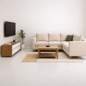 Living room deep cleaning, furnished or unfurnished