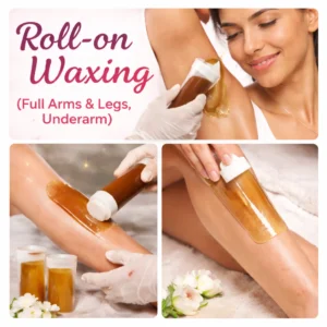 Roll-on waxing (Full arms & legs, underarm)