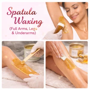 Spatula waxing (Full arms, legs & underarms)