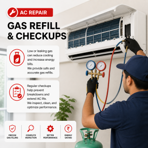 Gas refill & check-up